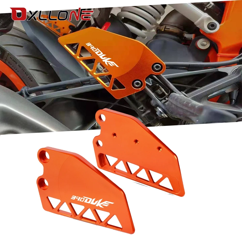 

Motorcycle Front Heel Protective Cover Guard motorbike Accessorie Brake cylinder guard FOR KTM DUKE 390 2017 2018 2019 with logo