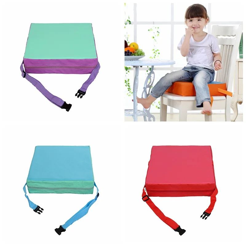 Регулируемое детское кресло моющееся портативное кресло-бустер съемные чехлы складные обеденные повышающие подушки