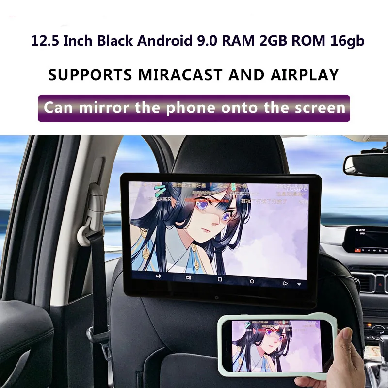 12 5 インチのアンドロイド 9 0 19 1080 4 18k 1080 1080p 車ヘッドレストモニタータッチスクリーン Wifi Bluetooth Usb Sd Hdmi Fm ミラーリング Miracast 車 モニター Aliexpress