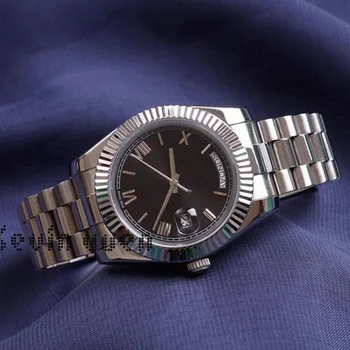 

luxury band watch DAYDATE automatic mechanical 40MM 18K men AAA watchres Stainless steel Wristwatch no battery 2813 rolexable