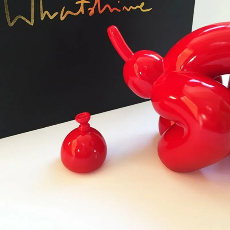 Американский художественный полимерный шар, статуэтка собаки, статуэтка собаки, рождественский подарок, подарок на день Святого Валентина