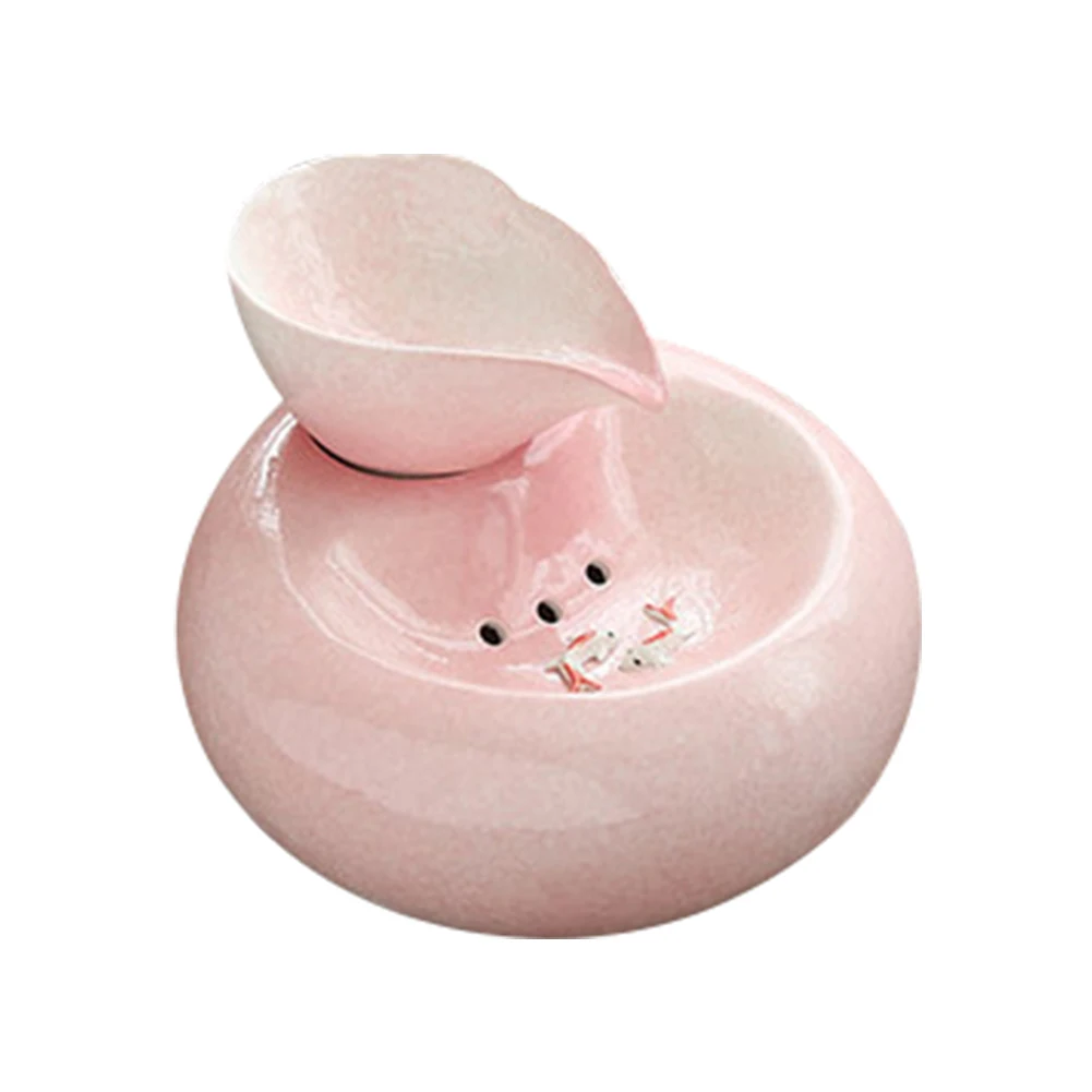 Universal Smart Quiet Cats Filter Automatic Circulating Pet Supplies Drinking Ceramic Water Feeder Large Capacity Fountain