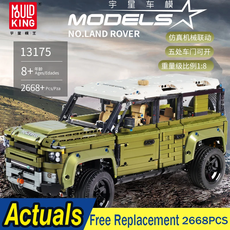 

RC CAR 13175 Mould King 2668 PCS Technic Series Toys Off-road Vehicle Model Building Blocks Bricks 42110 ForKids Christmas Gifts