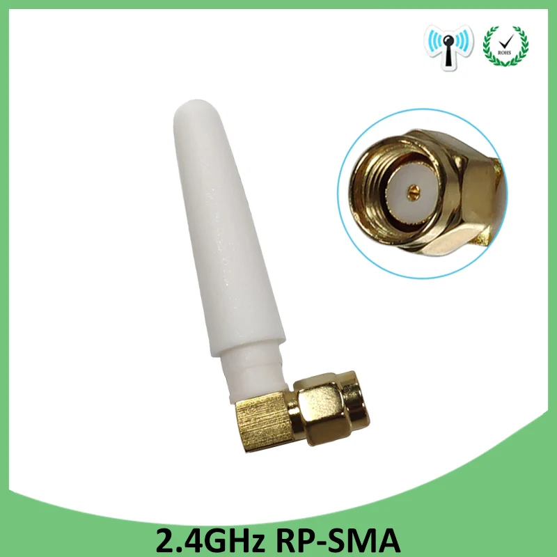 

2.4 GHz WiFi Antenna 2dBi Aerial RP-SMA Male Connector 2.4ghz antena wi fi antenne For PCI Card USB Wireless Router Wifi Booster
