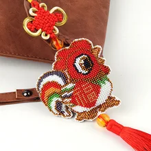Брелок для ключей аксессуары штампованные изделия DIY Набор для вышивки крестом вышивка бусинами рукоделие петух 102 Брелок для ключей аксессуары штампованные изделия DIY Набор для вышивки крестом вышивка бусинами рукоделие петух 102