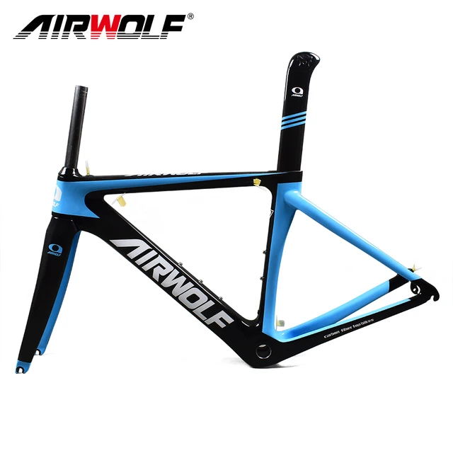 AIRWOLF Carbon Frame BSA Road Bike 