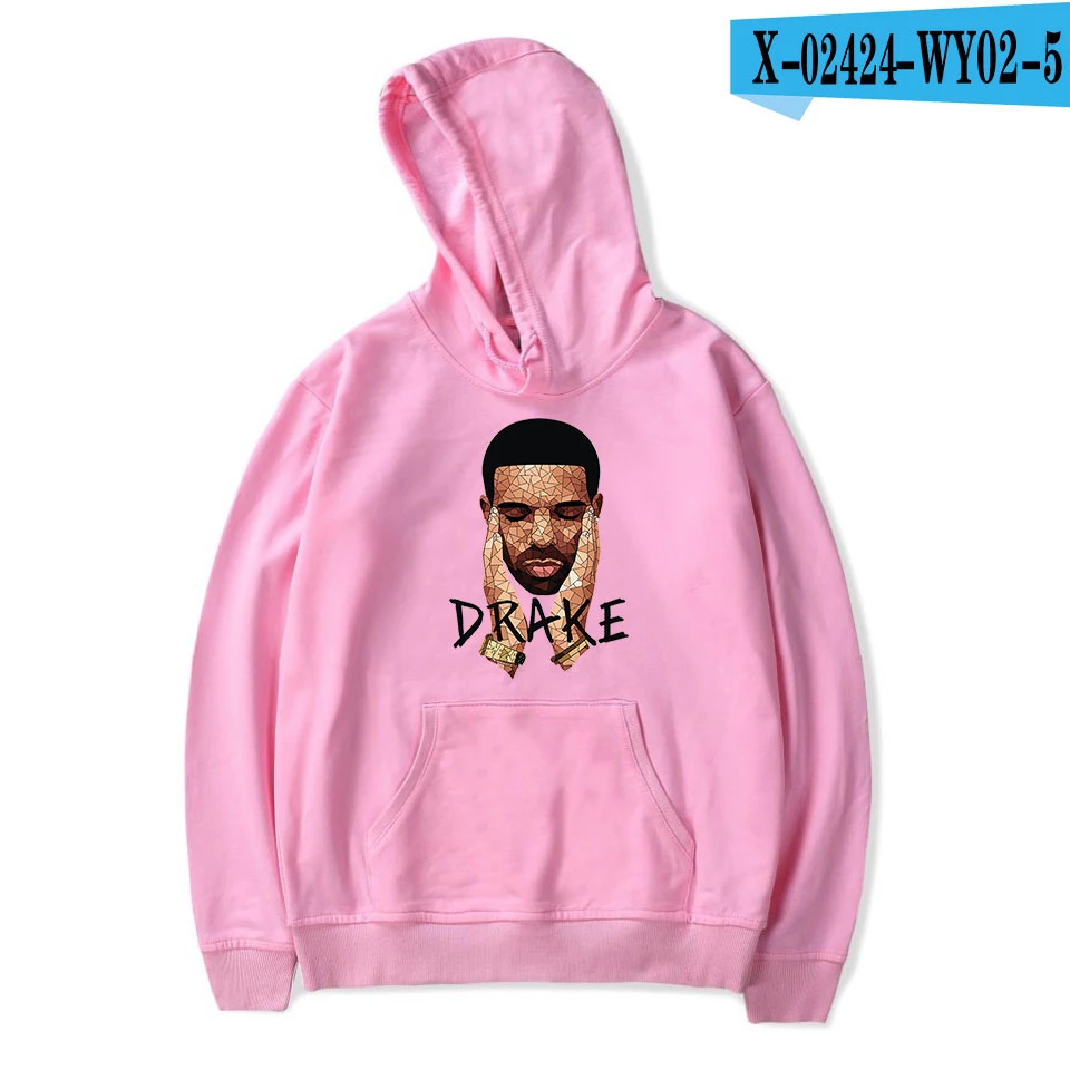 WY02-5 Drizzy Drake толстовки Толстовка idol drake модная повседневная толстовка женская хип-хоп рубашка Kanya sudadera Осенние Топы - Цвет: WY02-5