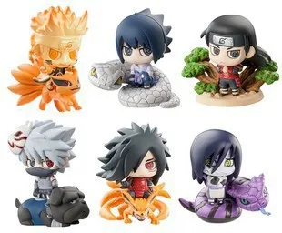 

MH Naruto Necromancy Forbearance World War Article Mosquito Coils Eye Third Play All 6-Capsule Toy Cute Garage Kit