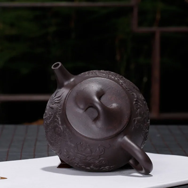 Китайский керамический чайник, чайный горшок из исинской глины Zisha, чайный набор Gongfu, фарфоровый чайник 210 мл, высокое качество, Новое поступление, с подарочной коробкой
