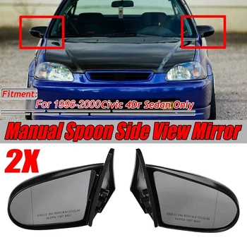 

Car Manual Adjustable Side Door Rearview Mirror for Honda Civic 4-Door 1996-2000