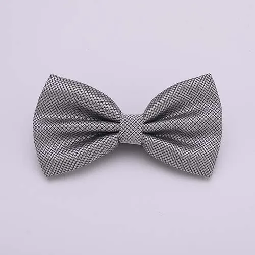 Bow tie White Men Bow tie SolidBowties Black Bowtie Gold Bow Tie Red Green Pink Blue White Bowties Men - Цвет: B25