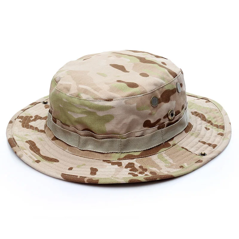 Горячая армейская тактическая шапка Boonie, Военная Мужская камуфляжная кепка, пейнтбол, страйкбол, снайперское ведро, кепка s Hunt, рыболовные уличные охотничьи шапки - Цвет: 16