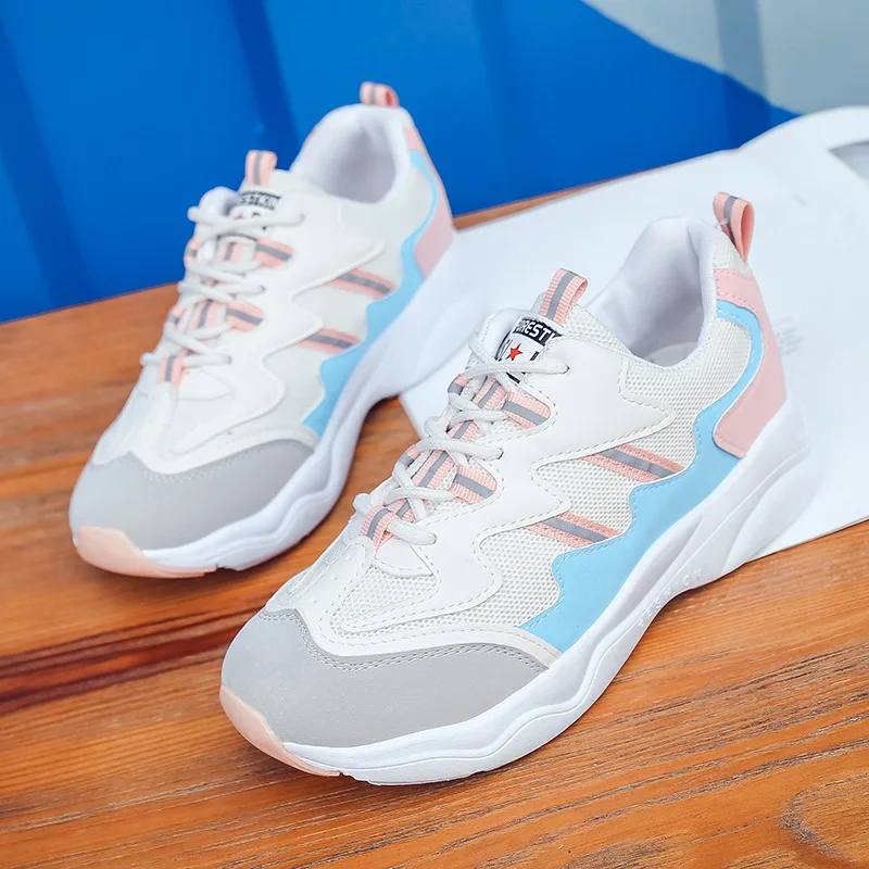 

Retro Hong Kong Style CHIC Shoe Ulzzang Athletic Shoes Women's Street Snap BF Casual 2019 New Style Students Korean-style Fashio