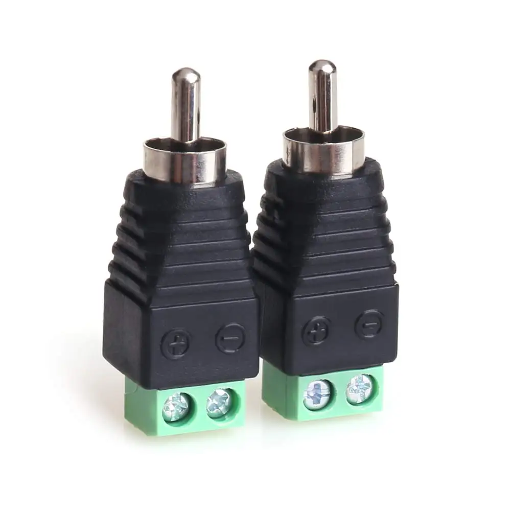 BNC Разъемы штекер RCA JR-R55 с аудио клеммным блоком для камеры видеонаблюдения AHD камера CVI камера TVI