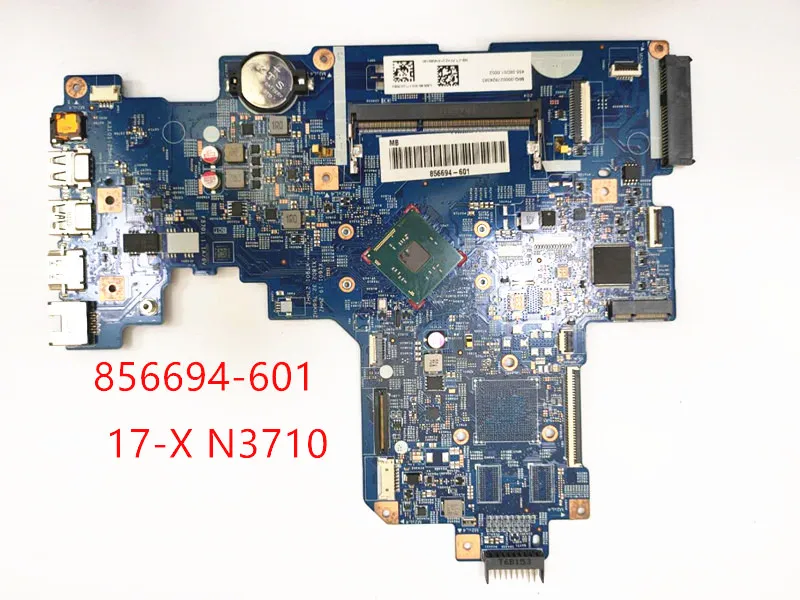 for HP NOTEBOOK 17-X 17T-X 17-X010NR laptop motherboard with N3710 856694-601 15288-1 448.08D01.0011 100% well work | Компьютеры и