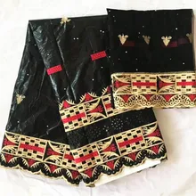 Индийский Базен riche getzner бассейна riche getzner из жаккардовой парчи с камнями последняя нигерийская Кружевная повязка на голову 5+ 2 ярдов/партия