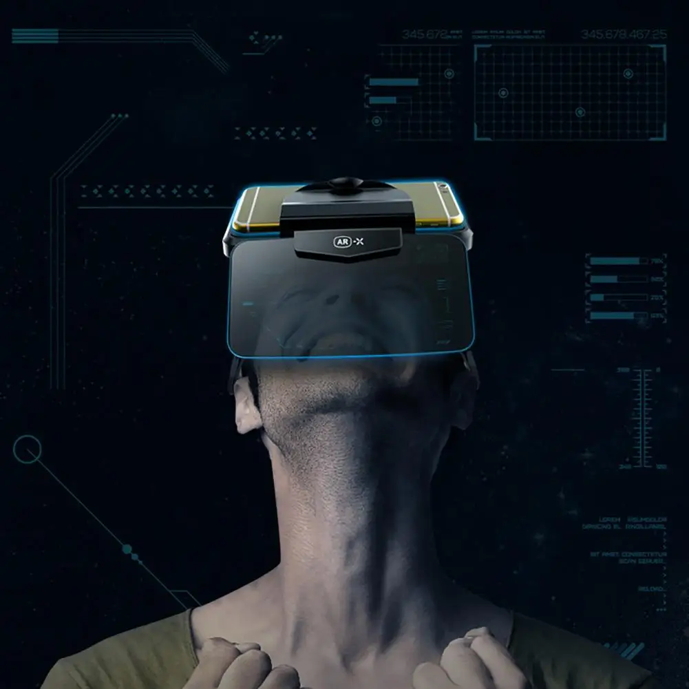 VR AR-X очки шлем 3D VR очки Виртуальная реальность гарнитура смартфон картонный шлем телефон Android сотовый телефон для FIIT