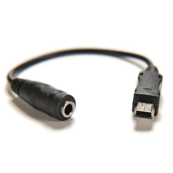 

JETTING Mini USB Male to Female 3.5mm Audio Jack Cable Cord Adapter Headphone Jack Plug for Motorola ZTE for GoPro Sport Camera