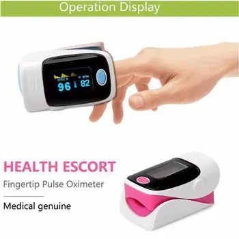 

Portable Fingertip Pulse Oximeter Finger Clip Oximeter Pulse Oximeter Blood Oxygen Saturation Detector