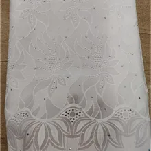 Хлопок африканская кружевная ткань последняя нигерийская Свадебная лента с кружевной вышивкой Дубай ткани с камнями Африканское парчовое 5 ярдов