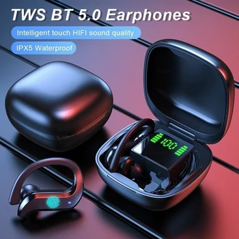 

Tws Bluetooth 5.0 Earphones Wireless Bluetooth Headphone 9D Hifi Stereo Press Control Sport Headsets with Charging Case