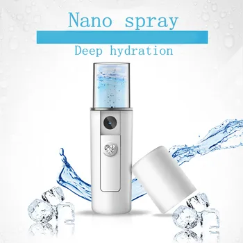 

Face Sprayer Portable Nano 20ml Humidifier Steamer Mist Atomization Moisturizing USB Charging Facical Skin Care Vaporizer Spa