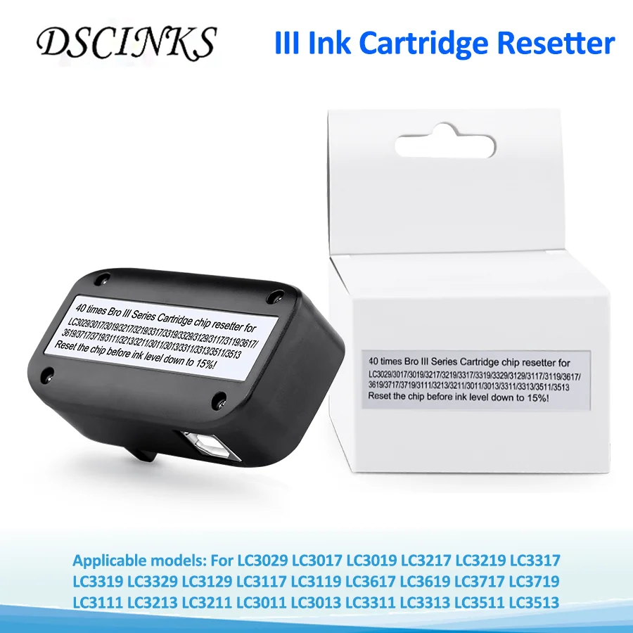Free Shipping New Arrive For Brother III Ink Cartridge Resetter Applicable  LC3129 LC3117 LC3119 LC3511 LC3513 Printers|Printer Parts| - AliExpress