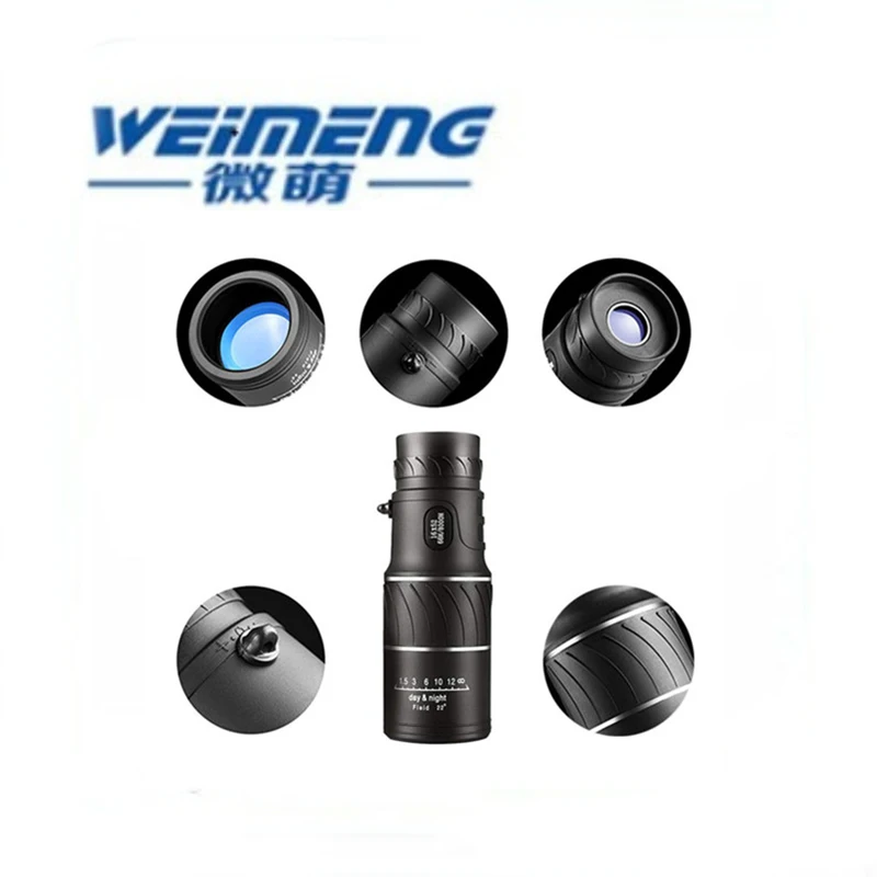 Монокуляр Weimeng 16X52 hd/одиночный телескоп 66 м/8000 м Регулировка фокусировки зрение