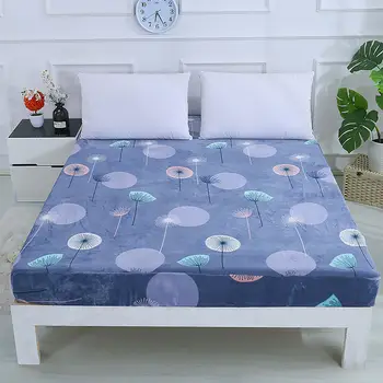 

Flannel bedspread winter warm print cartoon style bedding