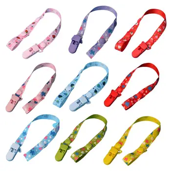

Newborn Baby Pacifier Holder Clip Fruit Print Adjustable Baby Pacifier Dummy Clip Nipple Holder Lanyard Nursing Leash