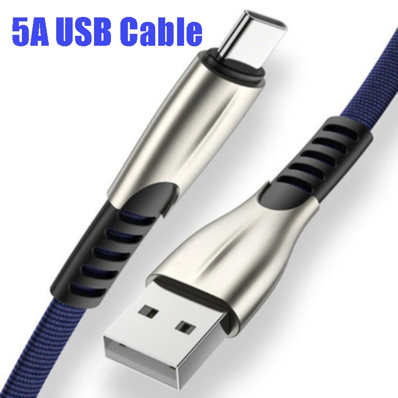 Кабель Micro USB Type-C 5 А 1 м | Мобильные телефоны и аксессуары