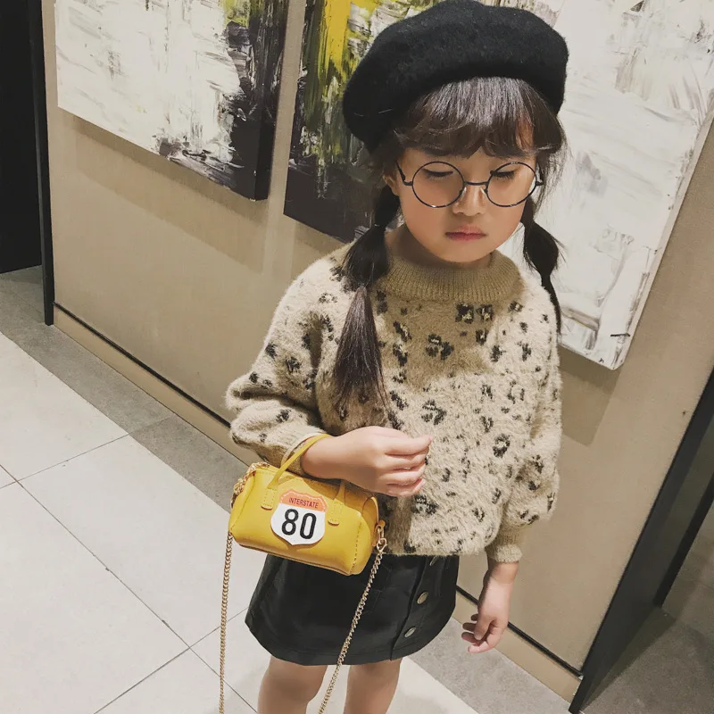 

Korean-style KID'S Handbag New Style Men And Women Children Chain Lettered Oblique Bag Mini Accessories Bag Hand Shoulder