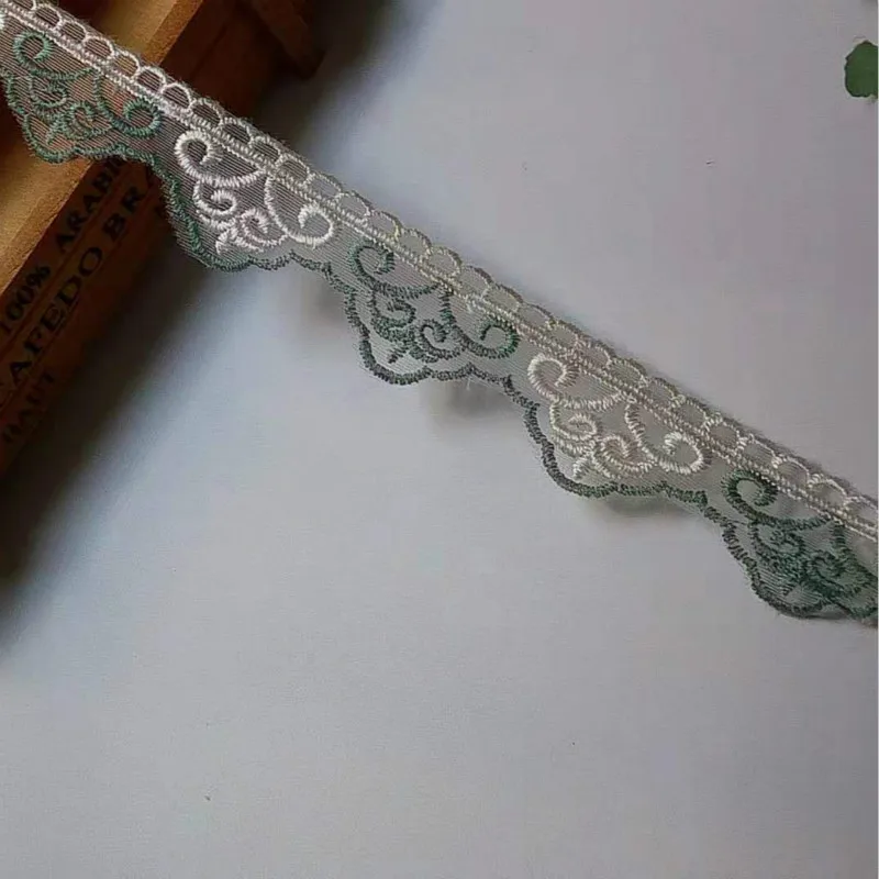 2 ярда цветок вышитые кружева украшение лентами для домашнего текстиля Чехлы
