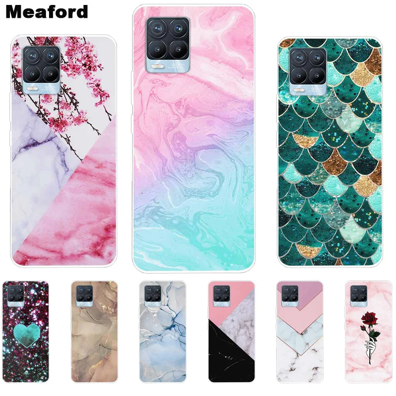 

For Realme 8 Pro 8i Case new Fashion Marble silicon Soft TPU Back Cover Coque For Realme 8 5G 8i Phone Cases Realme8 Pro Global