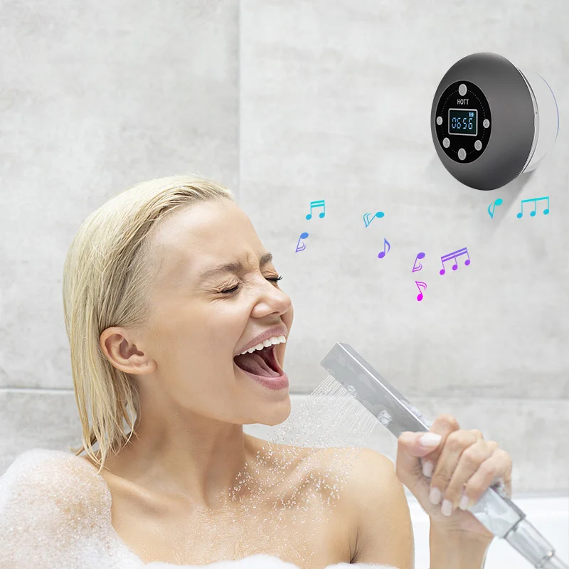 Беспроводной динамик для душа с Bluetooth мощный водонепроницаемый Fm радиоприемник