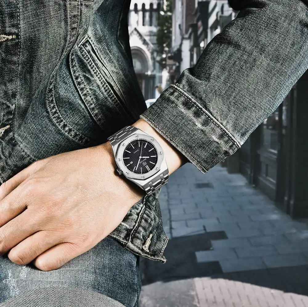 BENYAR мужские часы лучший бренд класса люкс водонепроницаемые Бизнес кварцевые наручные часы из нержавеющей стали для мужчин часы мужские часы Relogio Masculino