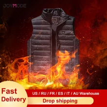 JPYMODE нагревательный жилет моющийся Usb зарядка теплый жилет контроль температуры Открытый Кемпинг Туризм Гольф(без батареи