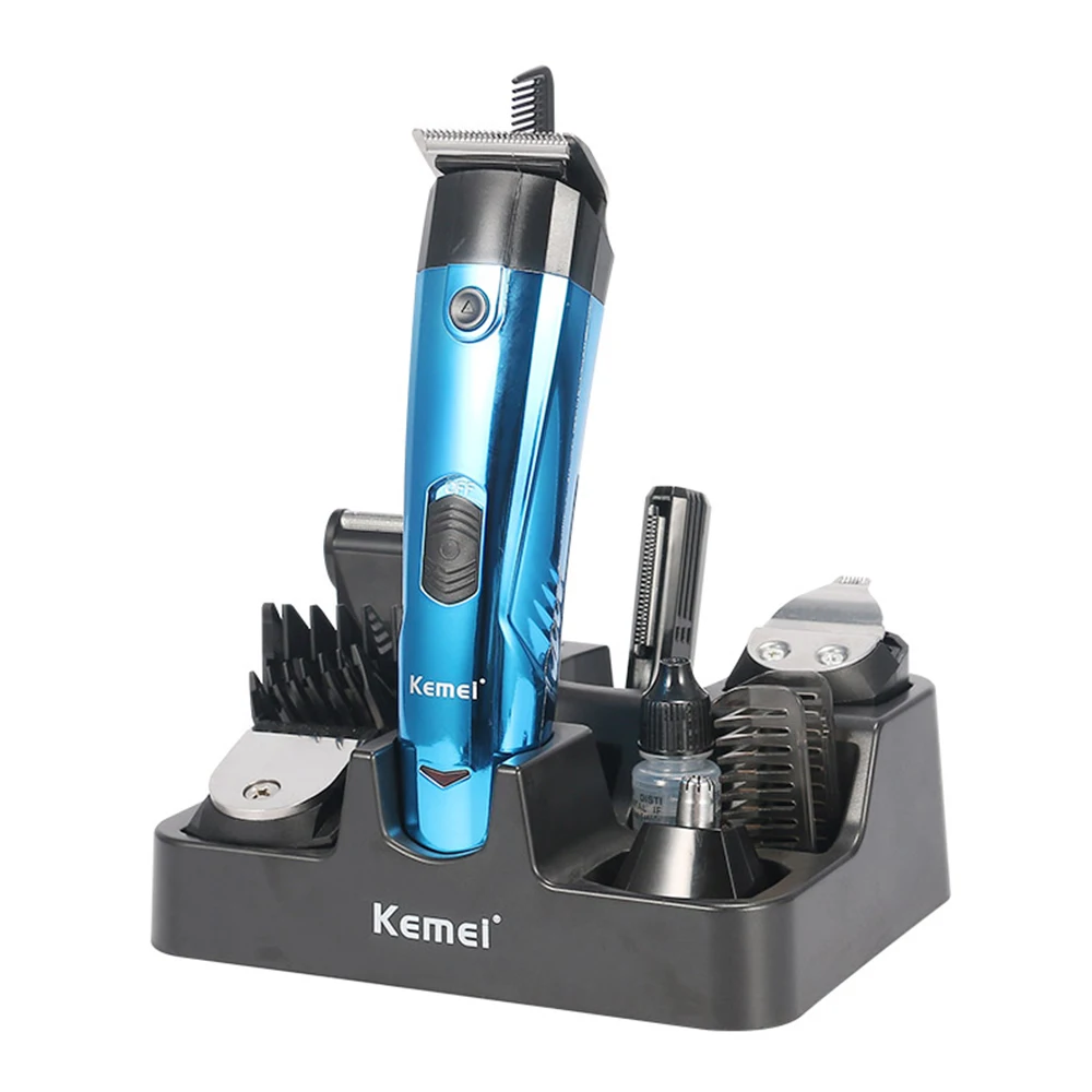 Kemei KM-891 11 In 1 Quiet Professional Hair Trimmer Styling Tools Sets Hair Clippers Hairs Cutting Machine EU Plug
