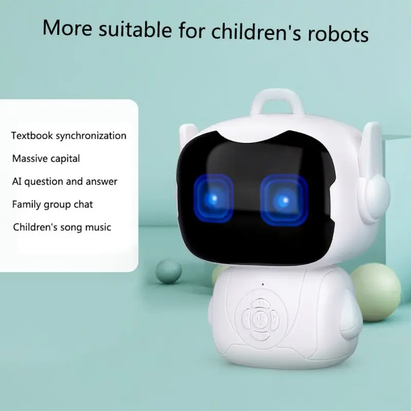 Супер Детский Интеллектуальный робот, Игрушки для раннего образования, умный портативный робот для учителя, игрушка с сенсорным сенсором, робот с голосовым управлением