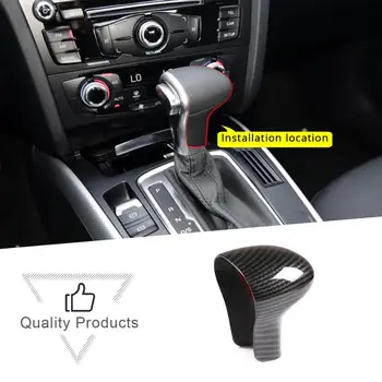 

For AUDI A4 B9 A5 A6 C7 A7 Q5 Q7 S6 S7 2012-18 ABS plastic Speed Gear Shift Head Cover Trim Protection Interior Car Accessories