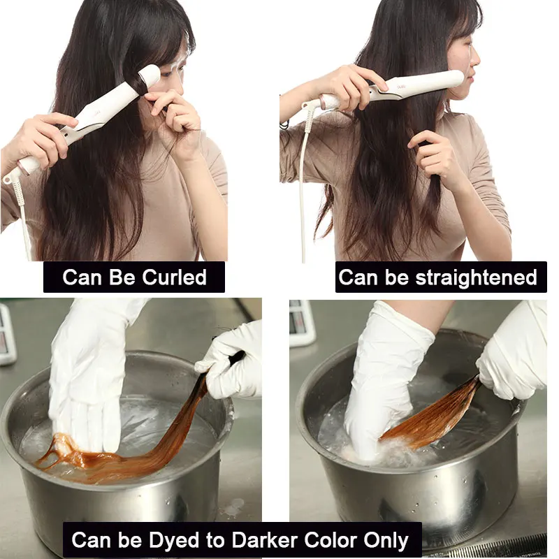 SEGO 15"-22" 65-75g Straight Clip in Human Hair Extensions Machine Made Non-Remy 7PCS/set Real Brazilian Natural Hair