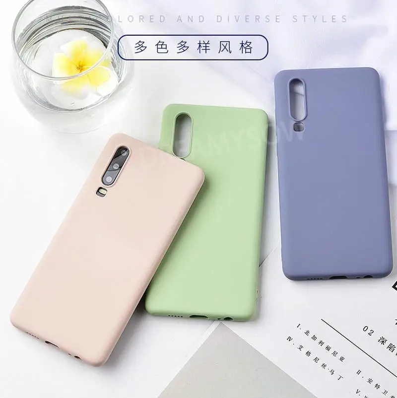Жидкий силиконовый чехол для Huawei P30 P20 Lite Mate30 Pro Y7 Y6Pro Y9 Prime 2019 Honor 10i 20i 8X 9X Pro|Бамперы| |