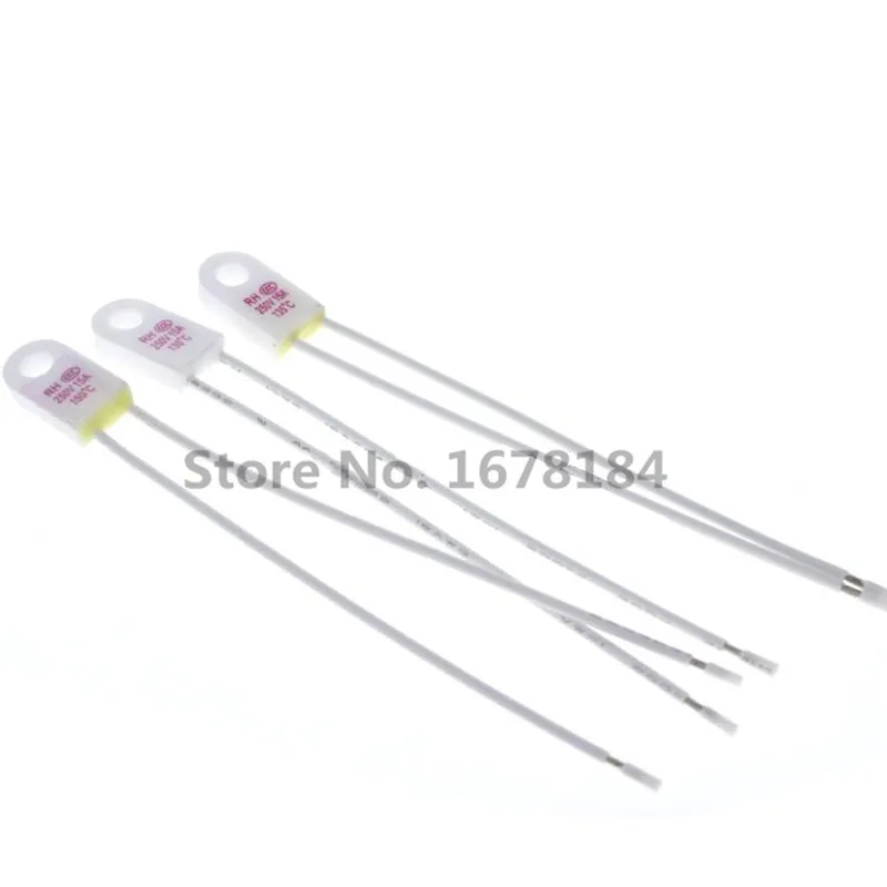 5pcsRH/Tf 95 115 125 130 135 150 230 градусов Цельсия 15A 250V Температура предохранитель тепловые