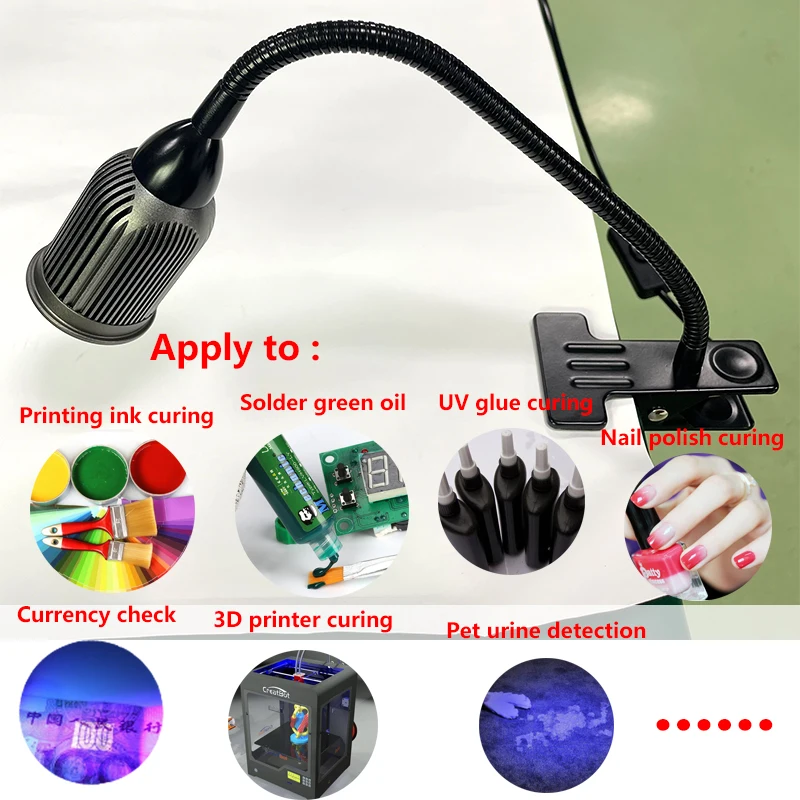 Mixed Wavelength UV ink Point Light Source UV Lamp Nail Art Resin Fluorescent Agent Detection 3D Printing Mobile Phone Repair