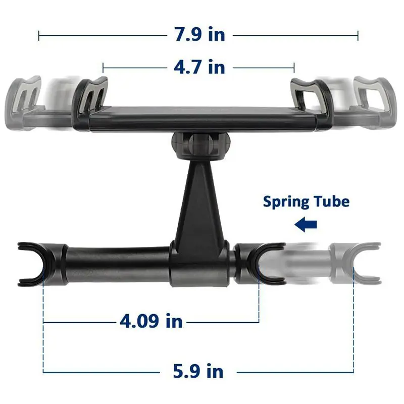 Support de téléphone pour oreiller arrière de voiture 360 degrés-2