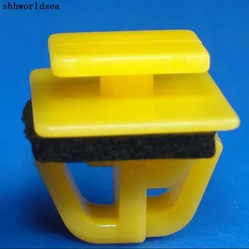 

Shhworldsea POM Yellow Rocker Moulding Clip With Sealer For Hyundai 87758-35000 For Accent For Santa Fe For Tiburon