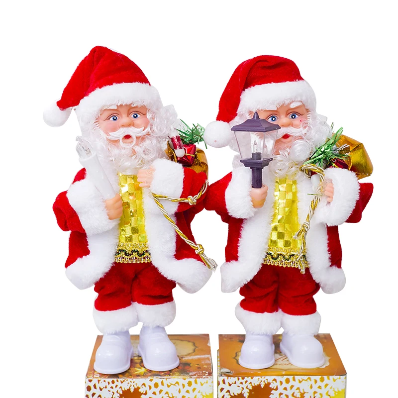 Electric Music Light Santa Claus Christmas Toy Cor Natal - AliExpress
