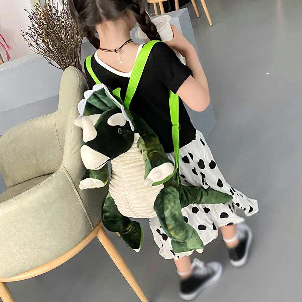 Creative New Children Bags Funny Backpack Parent-child Dinosaur Student Cartoon School Big Bag #4 | Багаж и сумки