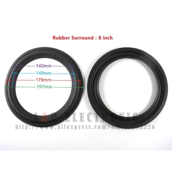 

Brand New 40 piece 8 inch 8" Repair Subwoofer / Bass Speaker Rubber Surrounds 197mm /140mm / 179mm/ 149mm