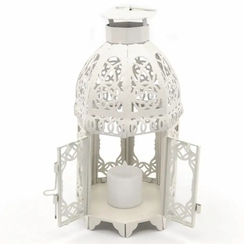 Европейский стиль настенная свеча подсвечник свадебные ремесла свадебный фонарь винтажный дом украшение дома(белый